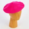 Pink Pure Merino Classic Beret>Caroline Gardner Shop