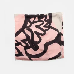 Pink Rose Silk Scarf><noscript><img width=
