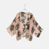 Plaster Pink Pots Short Kimono>Caroline Gardner Clearance