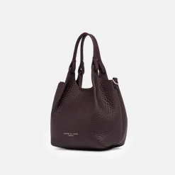 Plum Leather Dua Tote Bag><noscript><img width=