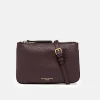 Plum Leather Frida Crossbody Bag>Caroline Gardner Flash Sale