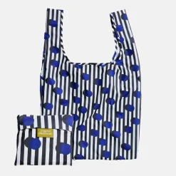 Polkastripe Reusable Eco Shopper Bag><noscript><img width=
