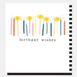 Pom Pom Candles Birthday Card>Caroline Gardner Sale