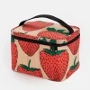 Puffy Strawberry Lunch Bag>Caroline Gardner Outlet