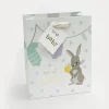 Rabbit New Baby Medium Gift Bag>Caroline Gardner Outlet