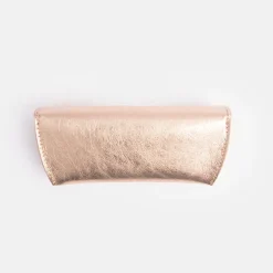 Rose Gold Flap Glasses Case><noscript><img width=