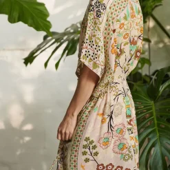 Sage Flower Arch String Dress><noscript><img width=