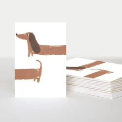 Sausage Dog Blank Notecards Pack of 10>Caroline Gardner Best Sale
