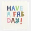 Scallop Fab Day Birthday Card>Caroline Gardner Clearance