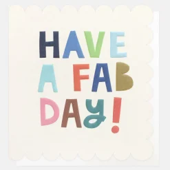 Scallop Fab Day Birthday Card>Caroline Gardner Clearance