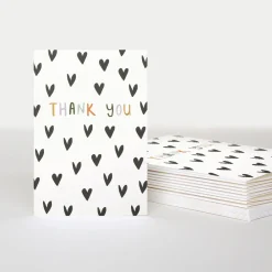 Scattered Hearts Thank You Notecards Pack of 10>Caroline Gardner Best