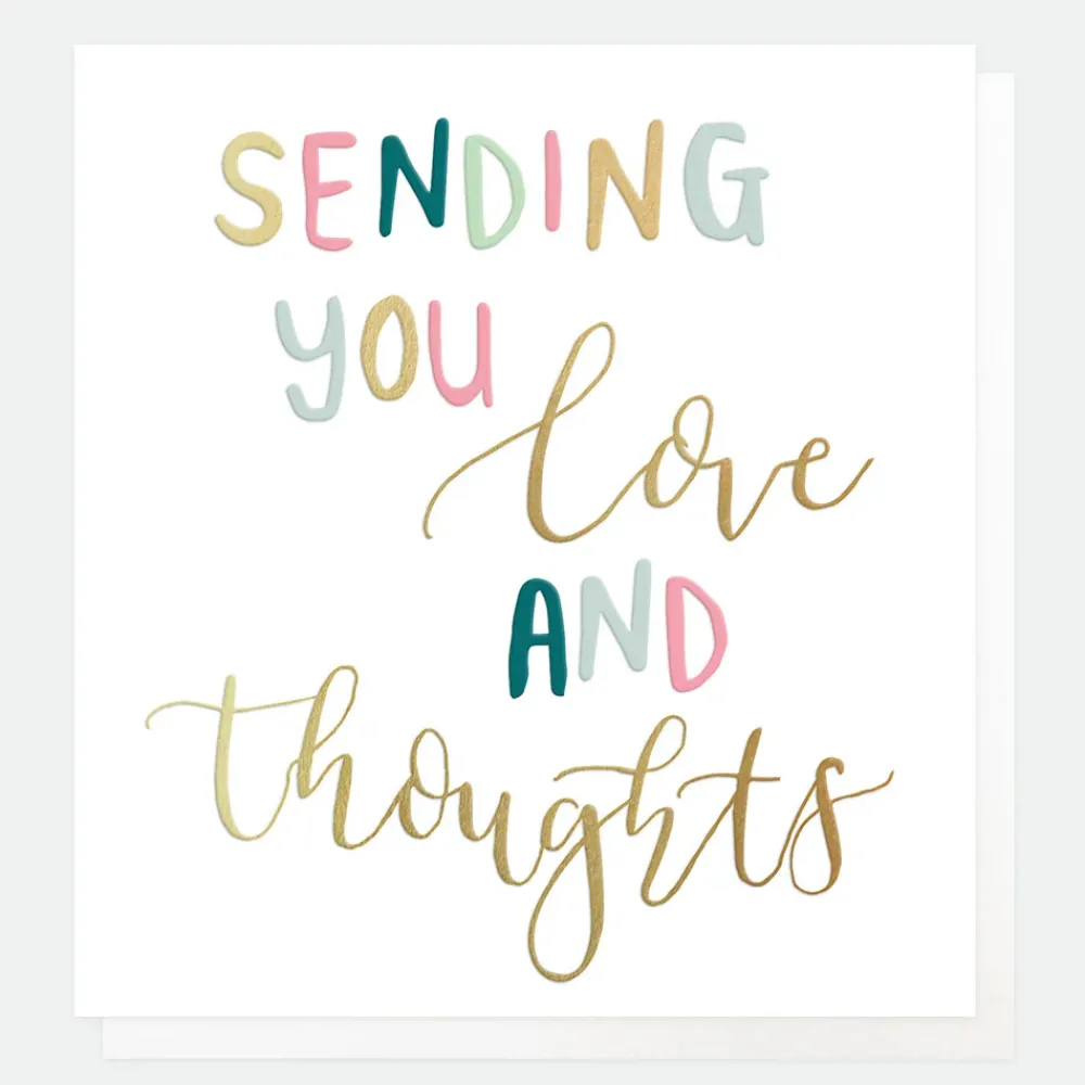Sending Love & Thoughts Everyday Card>Caroline Gardner Store