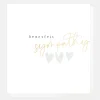 Silver Hearts Heartfelt Sympathy Card>Caroline Gardner Clearance