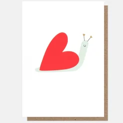 Snail Heart Shell Card>Caroline Gardner Sale