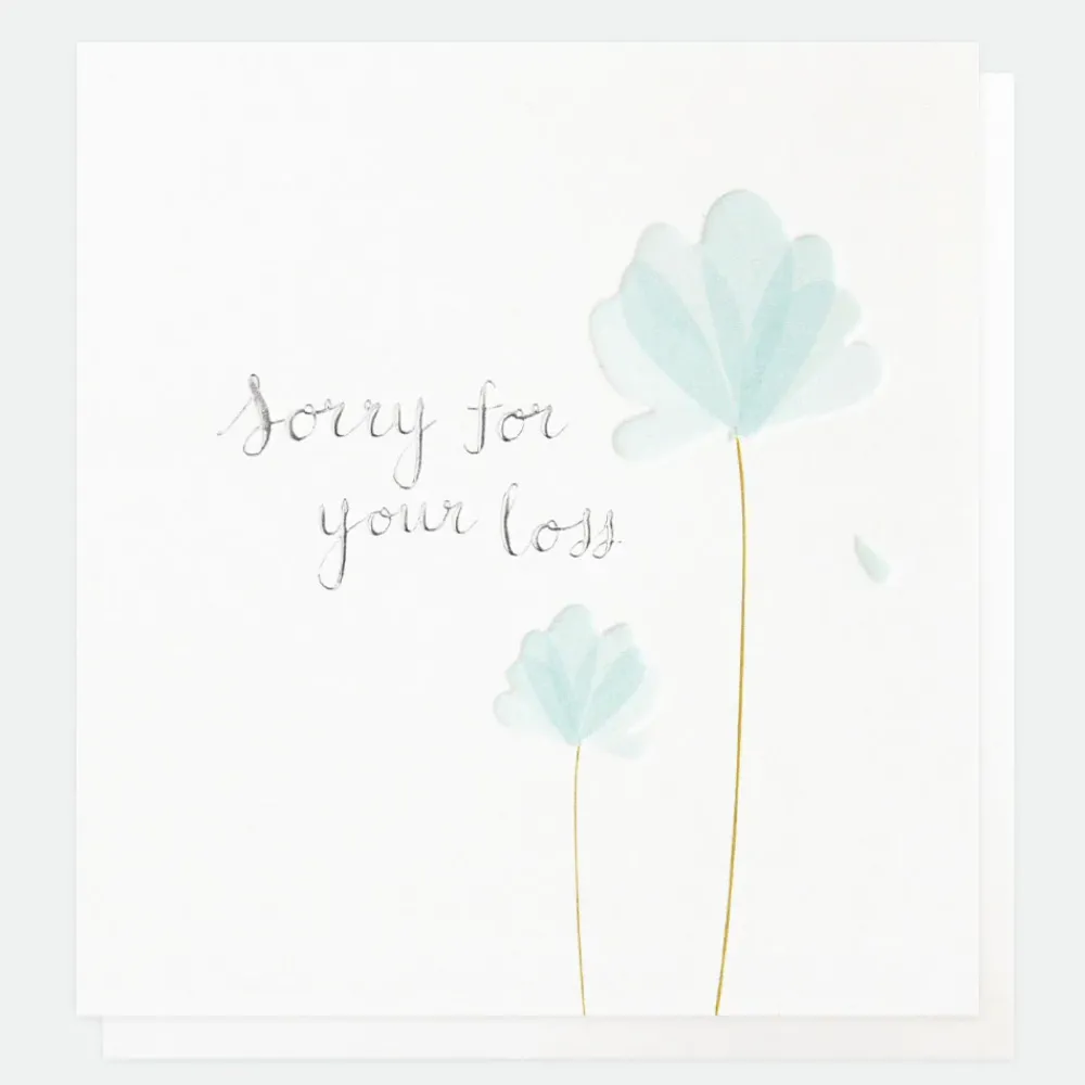 Sorry For You Loss Sympathy Card>Caroline Gardner Store