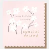 Special Friend Flowers Birthday Card>Caroline Gardner Store