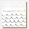 Spots & Waves Birthday Card>Caroline Gardner Fashion