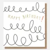 Squiggle Birthday Card>Caroline Gardner Clearance