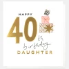 Stack of Presents 40th Birthday Card For Daughter>Caroline Gardner Hot