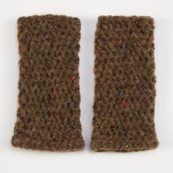Stone Knitted Wrist Warmers>Caroline Gardner Sale