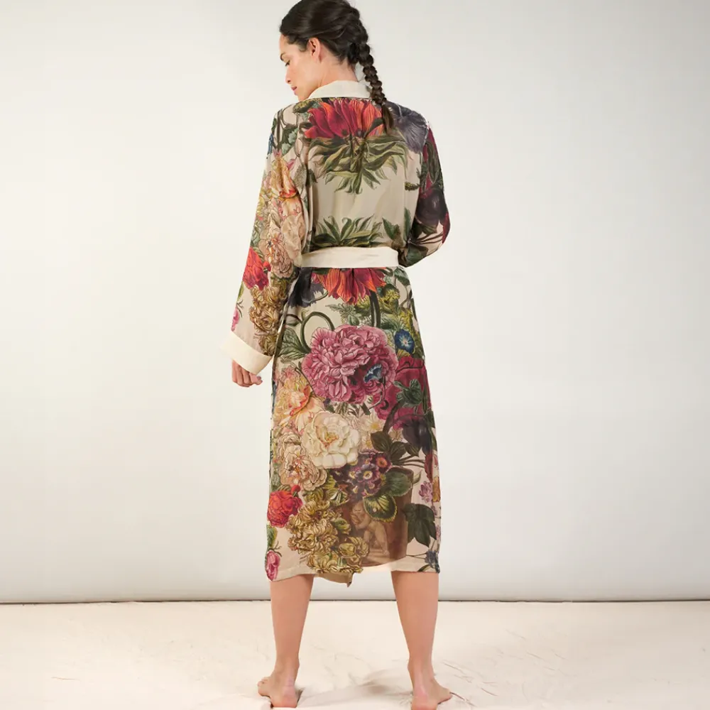 Stone Primula Dressing Gown>Caroline Gardner Flash Sale