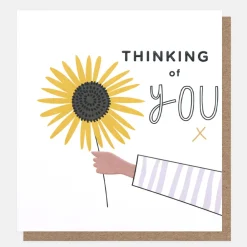 Sunflower Thinking Of You Card>Caroline Gardner New