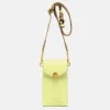 Sunny Yellow Leather Corallo Phone Bag>Caroline Gardner Clearance
