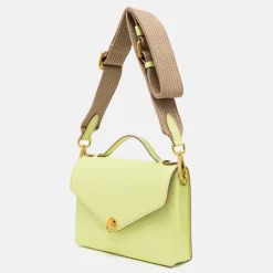 Sunny Yellow Leather Corallo Envelope Bag><noscript><img width=