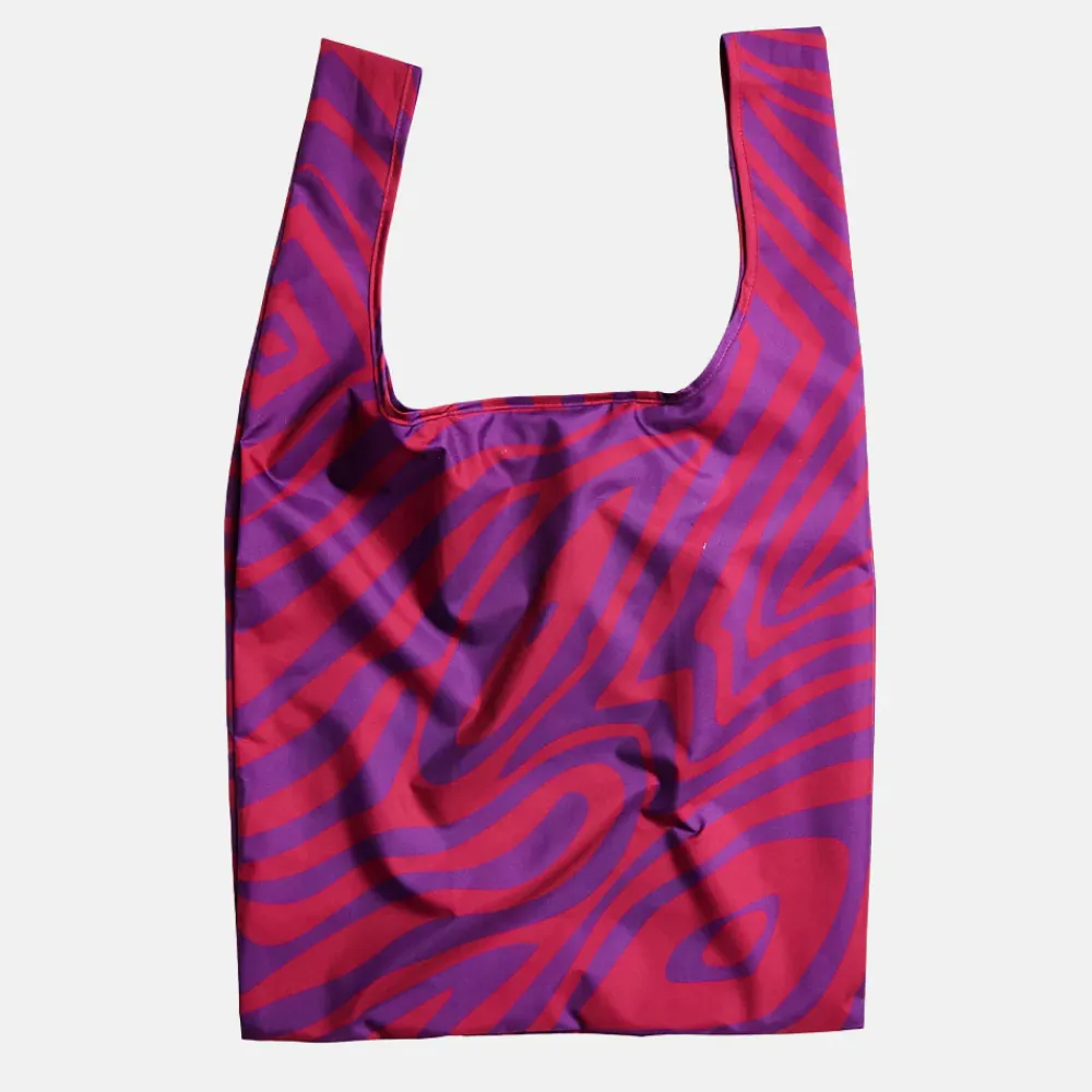 Swirl In Pink Reusable Eco Shopper Bag>Caroline Gardner Fashion