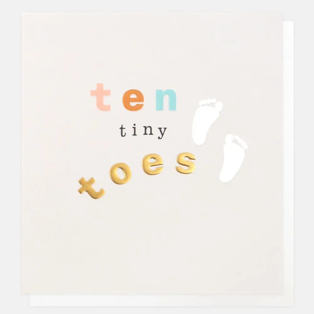 Ten Tiny Toes New Baby Card>Caroline Gardner New