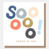 Text Proud Congratulations Card>Caroline Gardner Outlet