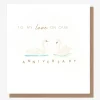 To My Love Swans Anniversary Card>Caroline Gardner Clearance