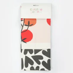 Tomato/Mono Hearts Tea Towel Set of 2><noscript><img width=