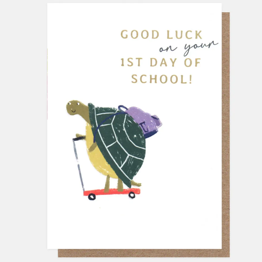 Tortoise First Day Of School Card>Caroline Gardner Hot