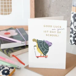 Tortoise First Day Of School Card>Caroline Gardner Hot