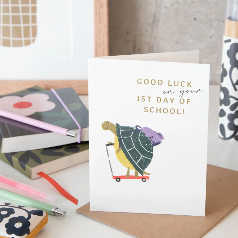 Tortoise First Day Of School Card>Caroline Gardner Hot