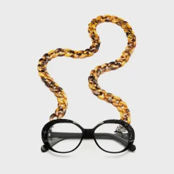 Tortoiseshell Glasses Chain><noscript><img width=
