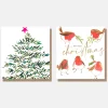 Tree & Robins Mixed Charity Christmas Cards Pack of 8>Caroline Gardner Fashion