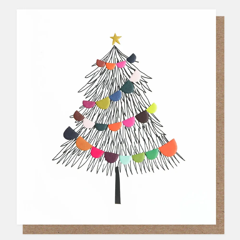 Tree and Peace Love & Joy Mixed Charity Christmas Cards Pack of 8>Caroline Gardner Cheap
