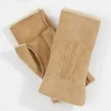 Vanilla Shearling Wrist Warmers>Caroline Gardner Clearance