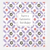 Wallpaper Stamp Birthday Card>Caroline Gardner Cheap