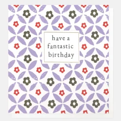 Wallpaper Stamp Birthday Card>Caroline Gardner Cheap