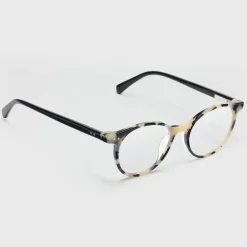 White Black Tortoiseshell 'Case Closed' Reading Glasses>Caroline Gardner Clearance