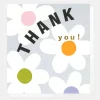 White Flowers Thank You Card>Caroline Gardner Outlet