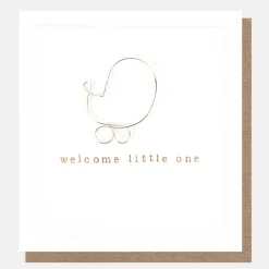 Wire Pram New Baby Card>Caroline Gardner Online