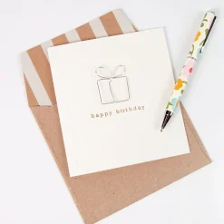 Wire Present Birthday Card>Caroline Gardner Hot