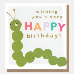 Wishing You A Very Happy Birthday Caterpillar Birthday Card>Caroline Gardner Shop