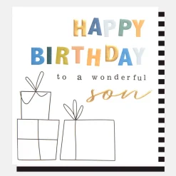 Wrapped Presents Birthday Card For Son>Caroline Gardner Hot